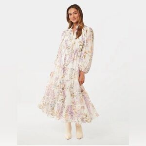 Ever New midi dress lyocell fabric